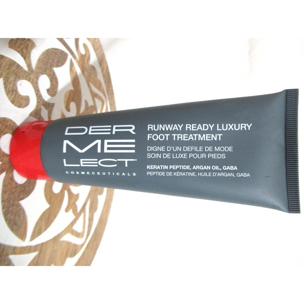 DERMELECT Runway Ready Luxury Foot Treatment Keratin Peptide, Argan Oil, Gaba